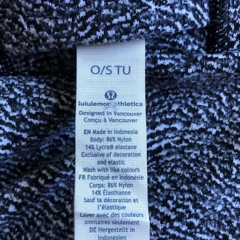 Lululemon Top Knot Toque Open Hat Earwarmer Rulu W9AE1S